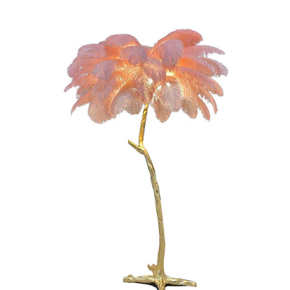 WOMO Feather Palm Tree Floor Lamp-WM7000