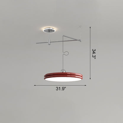 WOMO Disc Offset Pendant Light-WM2251