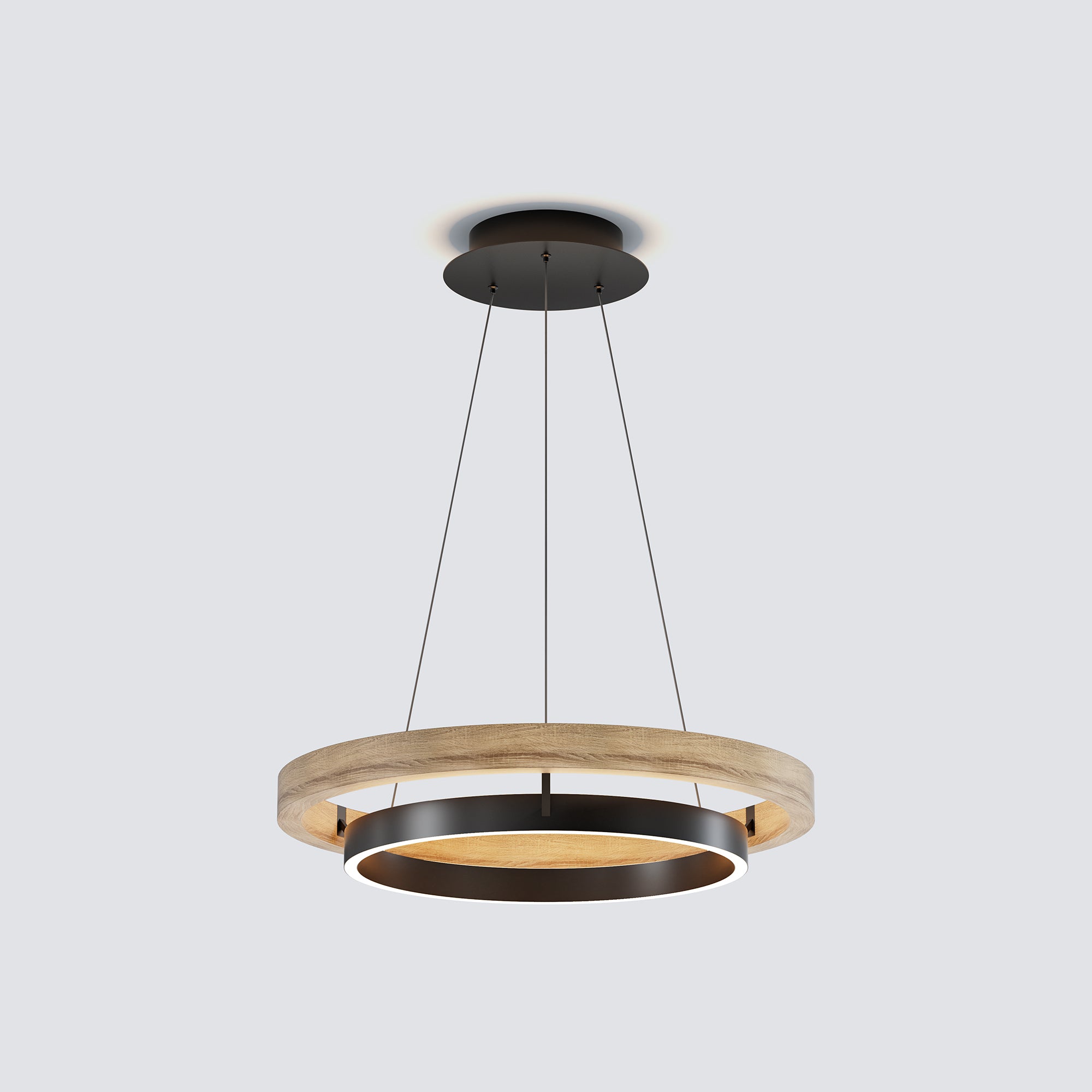WOMO Circular Led Wood Chandelier-WM2492