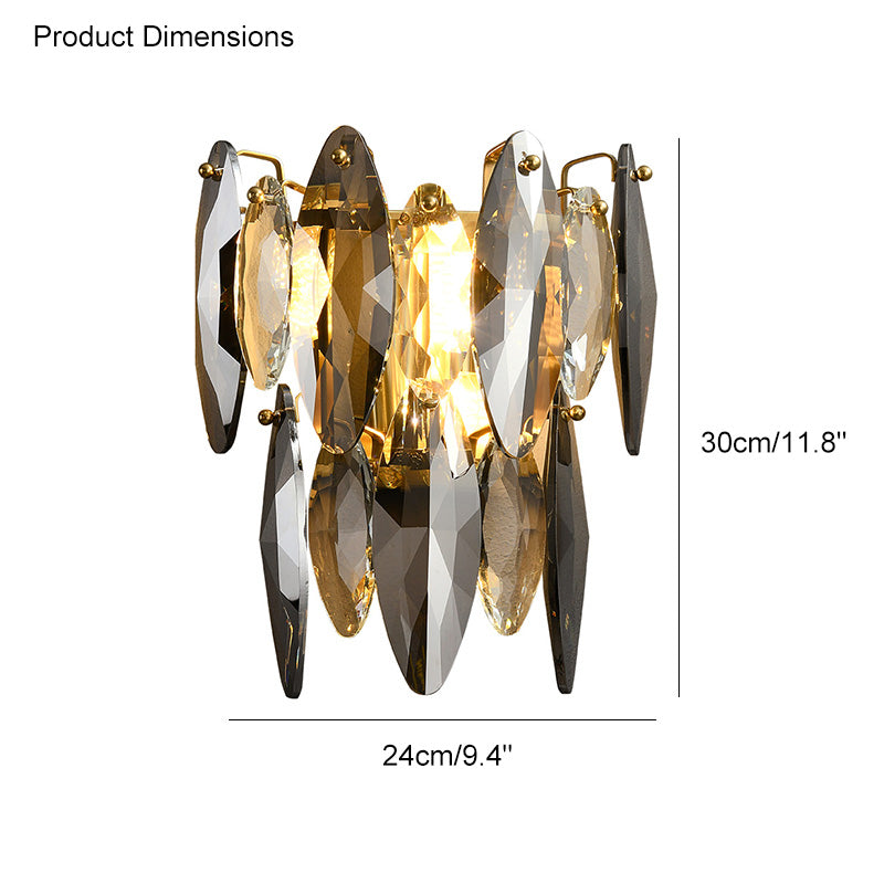 WOMO Luxury Crystal Wall Sconce-WM6021