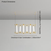 WOMO Maza Long Linear Chandelier-WM2134