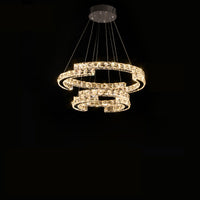 WOMO Circular Led Crystal Chandelier-WM2399