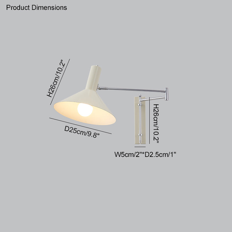 WOMO Articulating Swing Arm Wall Sconce-WM6048