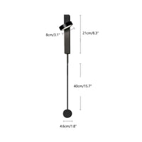 WOMO Adjustable Black/Gold Pendulum Wall Sconce-WM6029