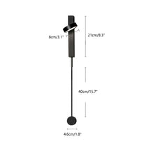 WOMO Adjustable Black/Gold Pendulum Wall Sconce-WM6029