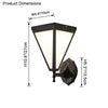 WOMO Outdoor Vintage Wall Sconce-WM9074 thumbnail