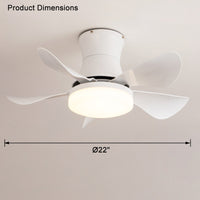WOMO Small Ceiling Fan Lamp-WM5088