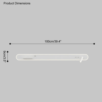 WOMO Long Wall Spotlight with Switch & Charging Panel-WM6051