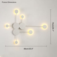 WOMO Multi-light Sculptural Wall Sconce-WM6011