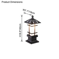 WOMO Square Outdoor Pillar Light-WM9063