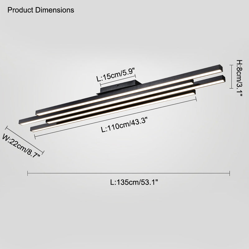 WOMO Wireless Linear Led Chandelier-WM2012