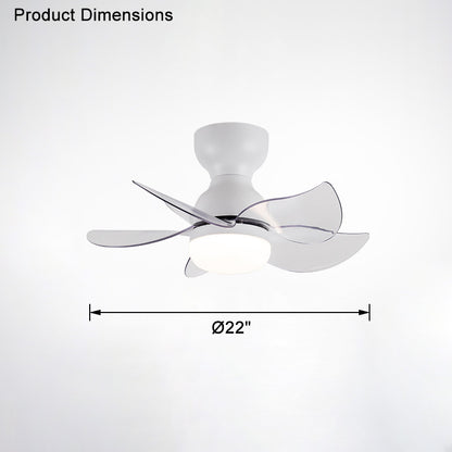 WOMO Small Ceiling Fan Lamp-WM5087