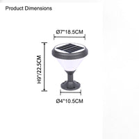 WOMO Solar Pillar Light-WM9105