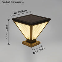WOMO Solar Pillar Light-WM9142