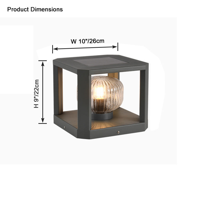 WOMO Solar Pillar Light-WM9174