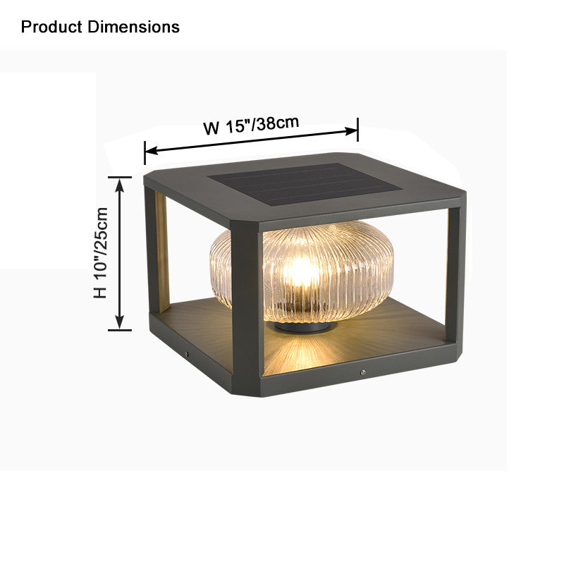 WOMO Solar Pillar Light-WM9174