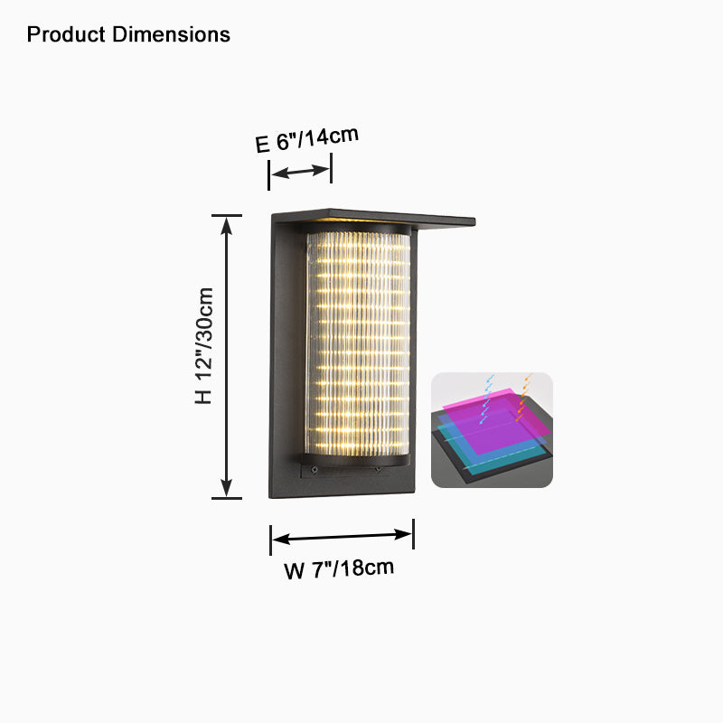 WOMO Solar Wall Light-WM9175