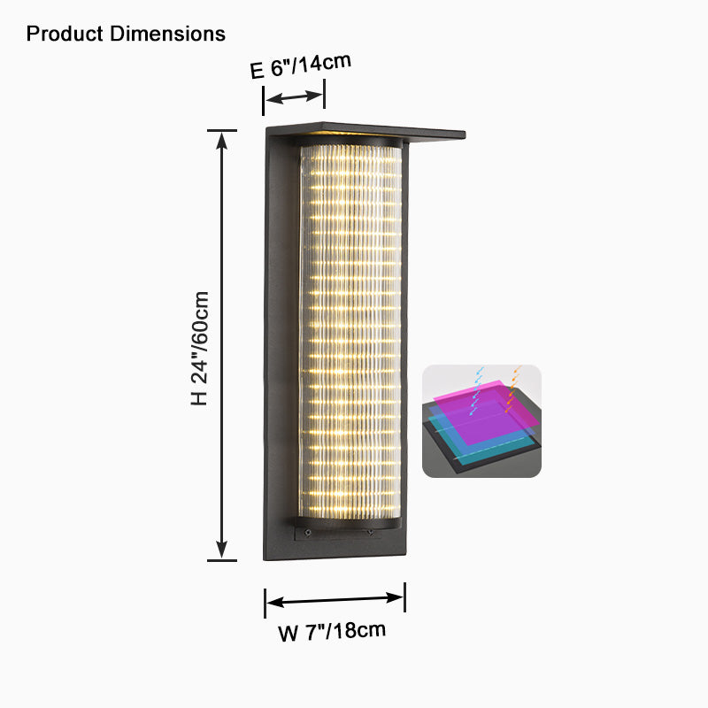 WOMO Solar Wall Light-WM9175