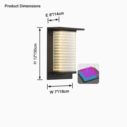 WOMO Solar Wall Light-WM9176