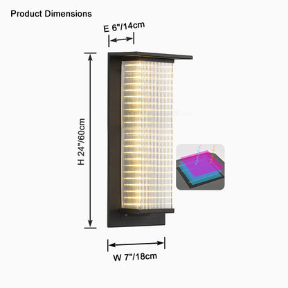 WOMO Solar Wall Light-WM9176