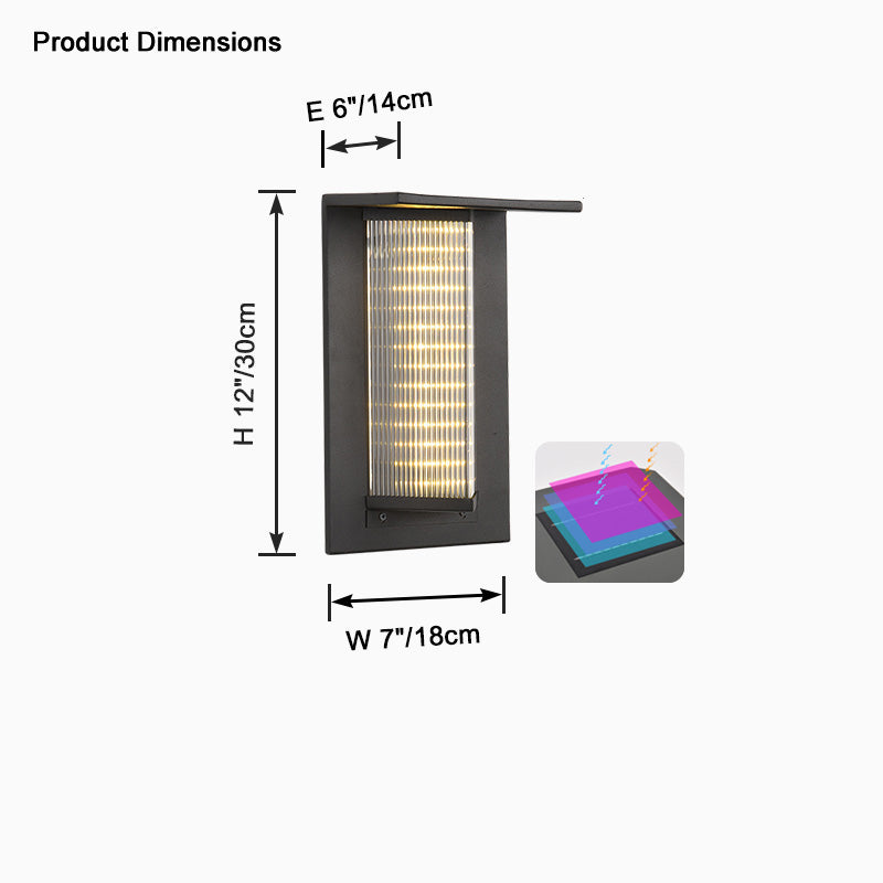 WOMO Solar Wall Light-WM9177