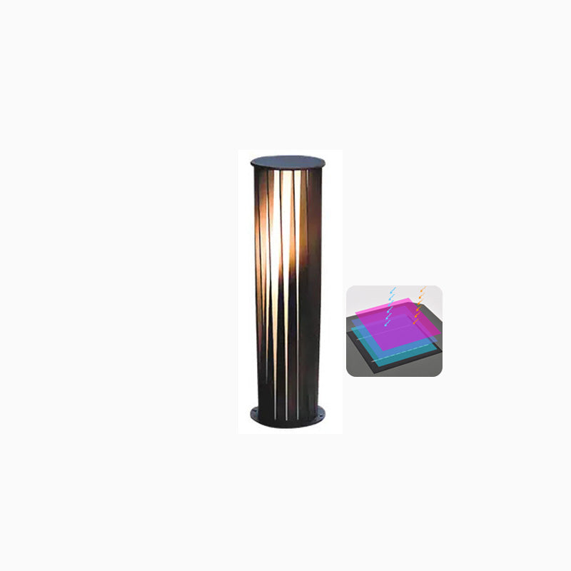 WOMO Decorative Solar Bollard Light-WM9179