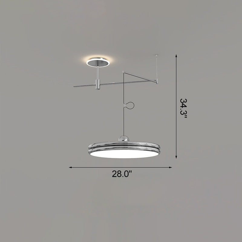 WOMO Disc Offset Pendant Light-WM2251