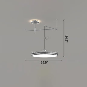 WOMO Disc Offset Pendant Light-WM2251