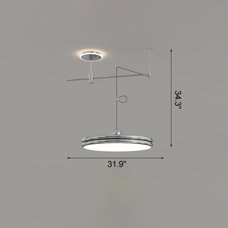 WOMO Disc Offset Pendant Light-WM2251