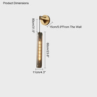 WOMO Hanging Crystal Wall Sconce-WM6094