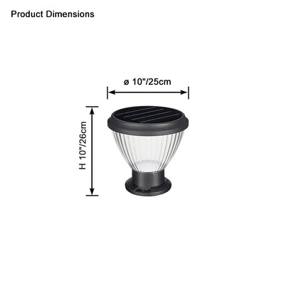 WOMO Solar Pillar Light-WM9108