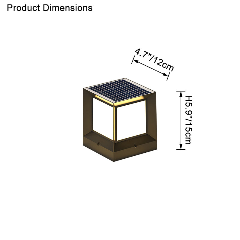 WOMO Solar Pillar Light With Dimmer-WM9058