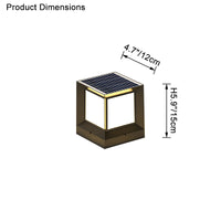 WOMO Solar Pillar Light With Dimmer-WM9058