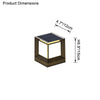 WOMO Solar Pillar Light With Dimmer-WM9058 thumbnail