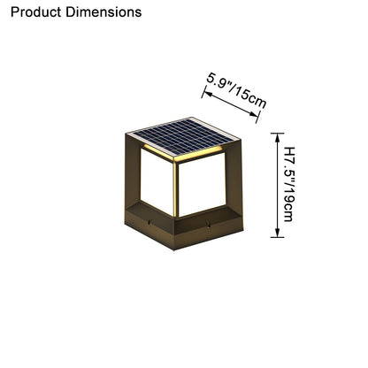 WOMO Solar Pillar Light With Dimmer-WM9058