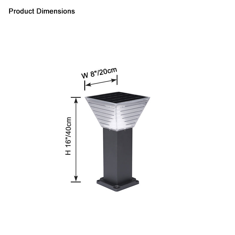 WOMO Solar Bollard Light-WM9095