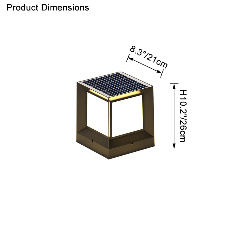 WOMO Solar Pillar Light With Dimmer-WM9058