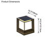 WOMO Solar Pillar Light With Dimmer-WM9058 thumbnail