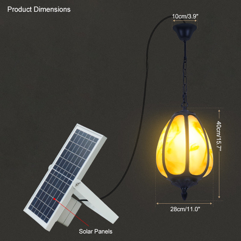 WOMO Outdoor Pumpkin Pendant Light-WM9032