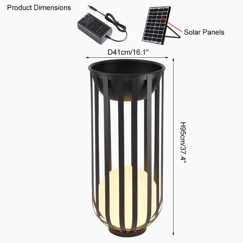 WOMO Solar Rechargeable Patio Floor Light-WM9004