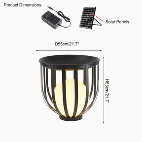 WOMO Solar Rechargeable Patio Floor Light-WM9004