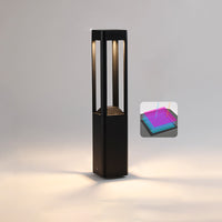 WOMO Square Solar Bollard Light-WM9111