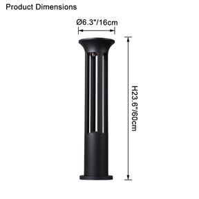 WOMO Solar Lawn Bollard Light-WM9056