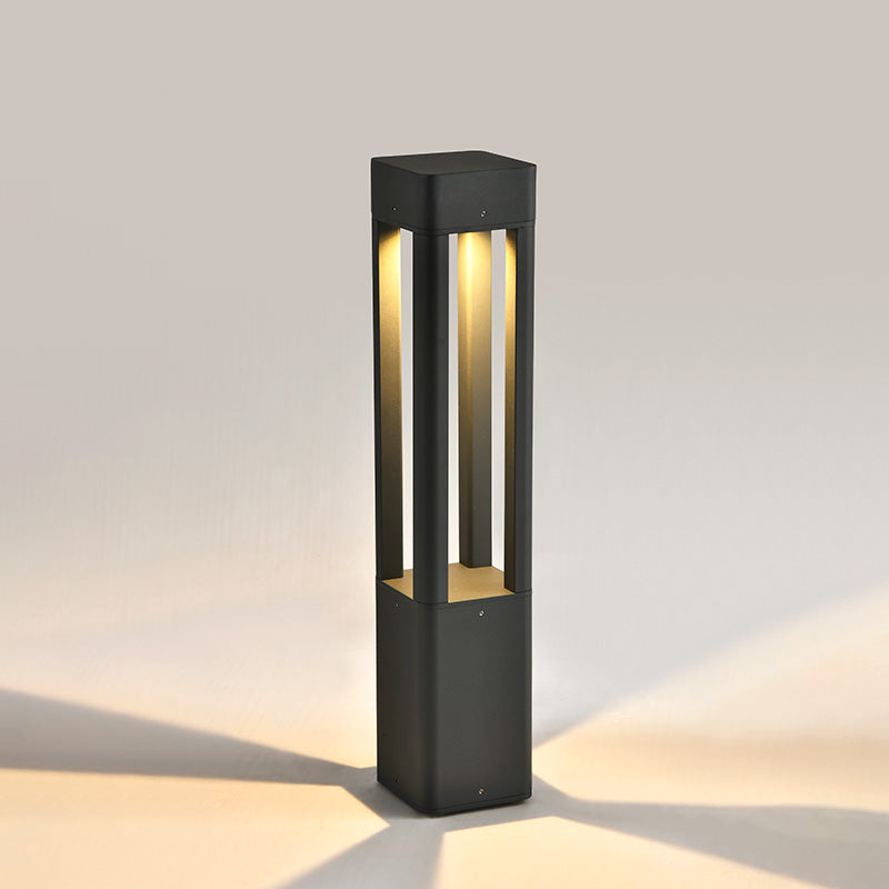 WOMO Square Pathway Bollard Light-WM9127