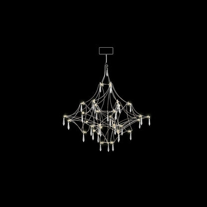 WOMO Large Sculptural Crystal Chandelier-WM2201