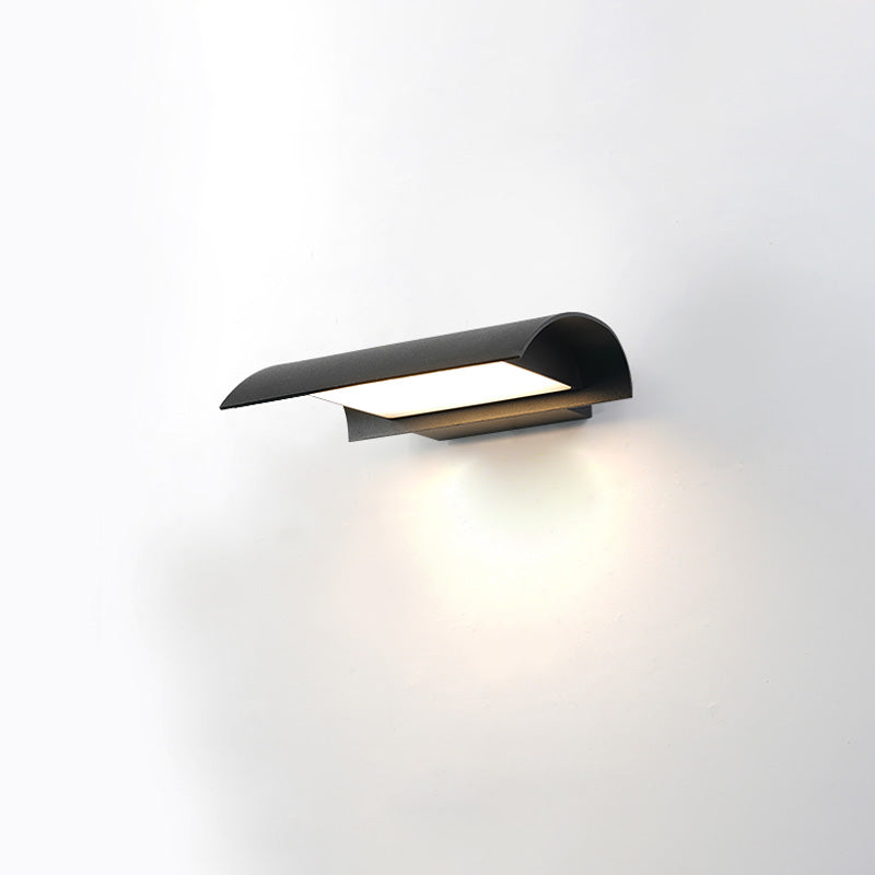 WOMO Curved Outdoor Wall Light-WM9070