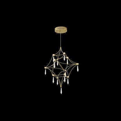 WOMO Large Sculptural Crystal Chandelier-WM2201