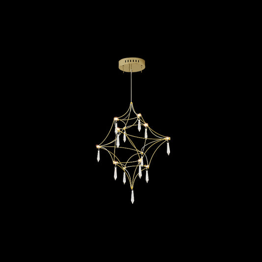 WOMO Large Sculptural Crystal Chandelier-WM2201