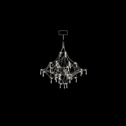 WOMO Large Sculptural Crystal Chandelier-WM2201