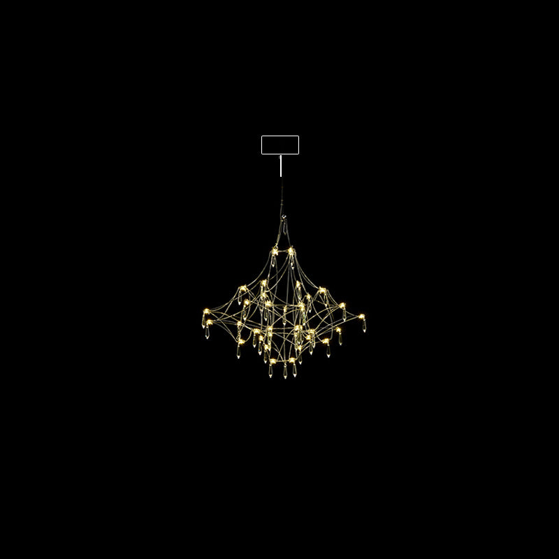 WOMO Large Sculptural Crystal Chandelier-WM2201